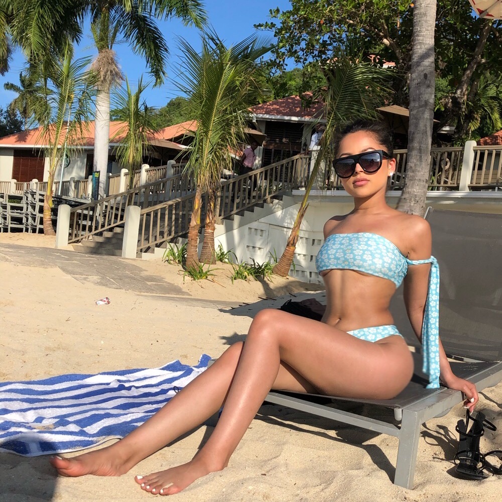 Pretty Little Thing Baby Blue Bikini set